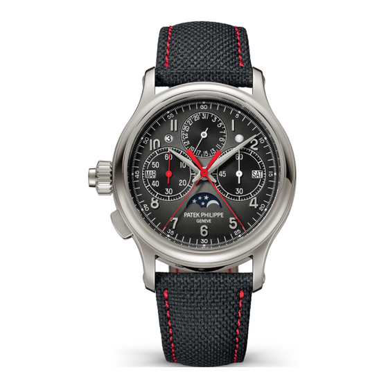 Patek Philippe 5373 Mode D'emploi