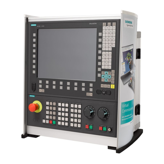 Siemens SINUMERIK 840D s Manuel