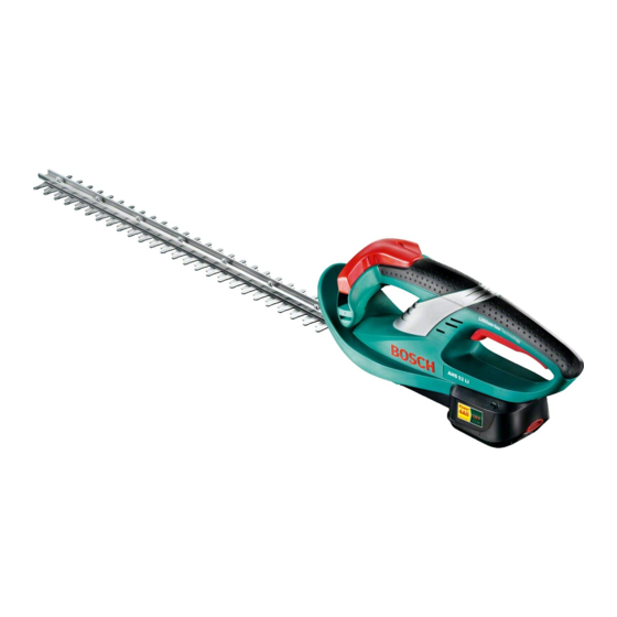 Bosch AHS 48 LI Notice Originale