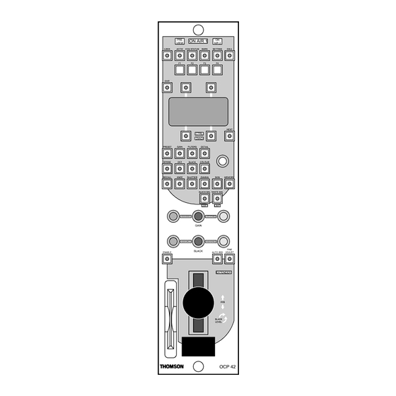 THOMSON OCP 42 Manuel D'utilisation