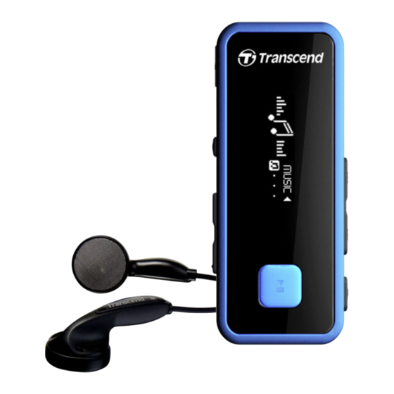 Transcend MP350 Manuel De L'utilisateur