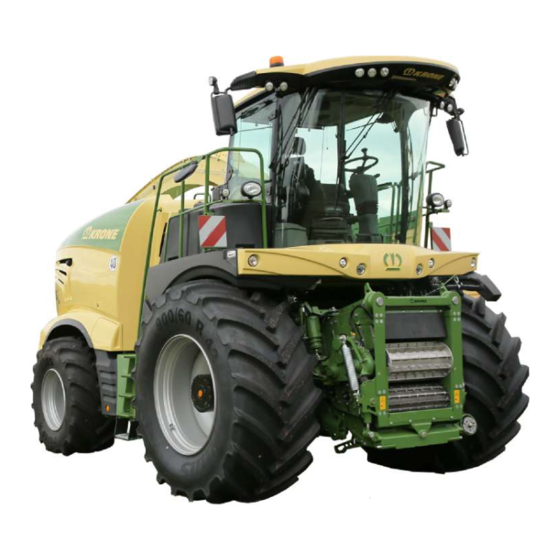 Krone BiG X 780 Notice D'utilisation Originale