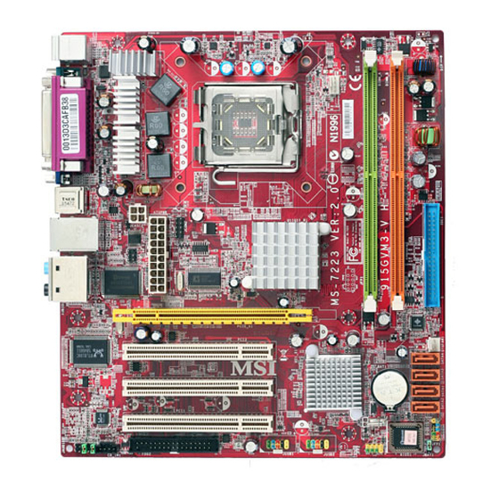 MSI 915GVM3-V Manuel D'instructions