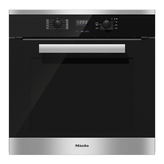 Miele H2561B Mode D'emploi Et Instructions De Montage