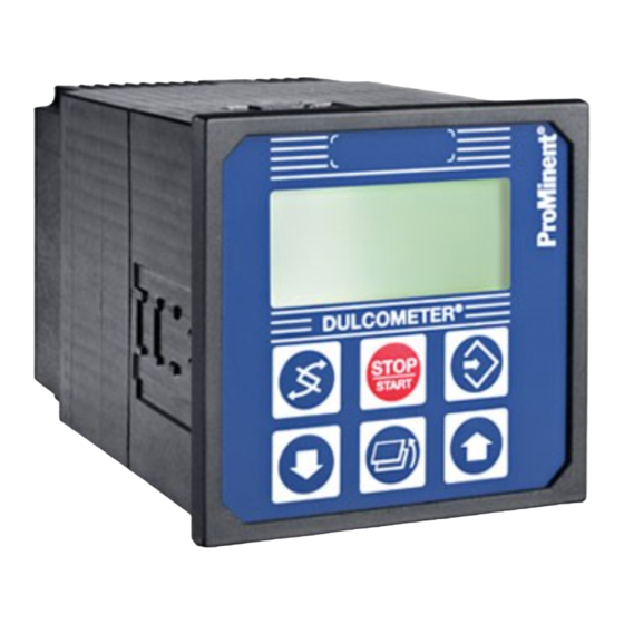 ProMinent DULCOMETER D1Cb Guide De Montage Et De Service