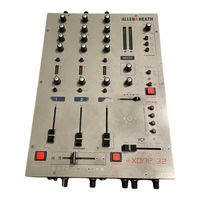 ALLEN & HEATH XONE 32 Mode D'emploi