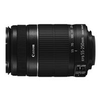 Canon EF-S55-250mm F/4-5,6 IS II Mode D'emploi