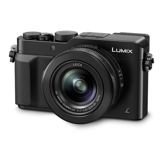 Panasonic DMC-LX100 Guide Rapide