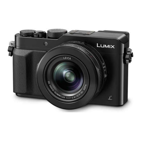 Panasonic DMC-LX100 Guide Rapide