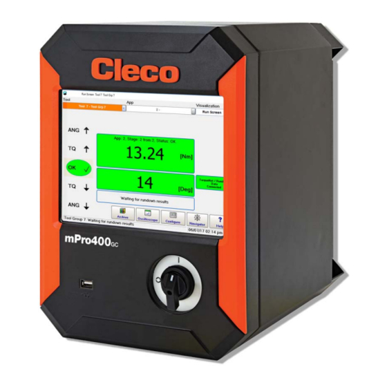 Cleco mPro400GCD-P Mode D'emploi