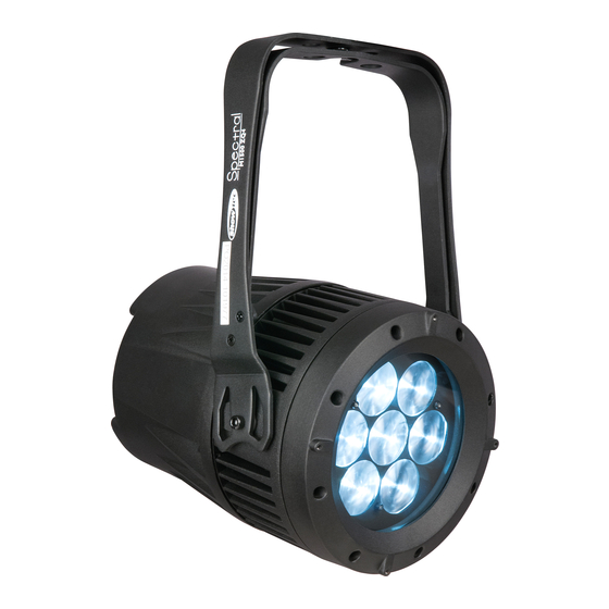 SHOWTEC Spectral M1500 Zoom Q4 MKIII V1 Manuel D'utilisation