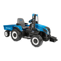 Peg-Perego NEW HOLLAND T8 Manuel D'utilisation Et D'entretien