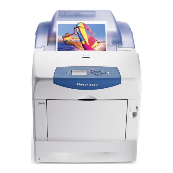 Xerox Phaser 6360 Guide D'utilisation