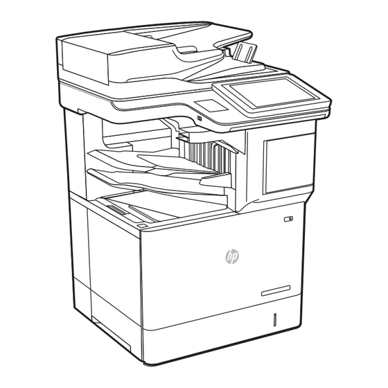 HP MFP E62655 Guide De L'utilisateur