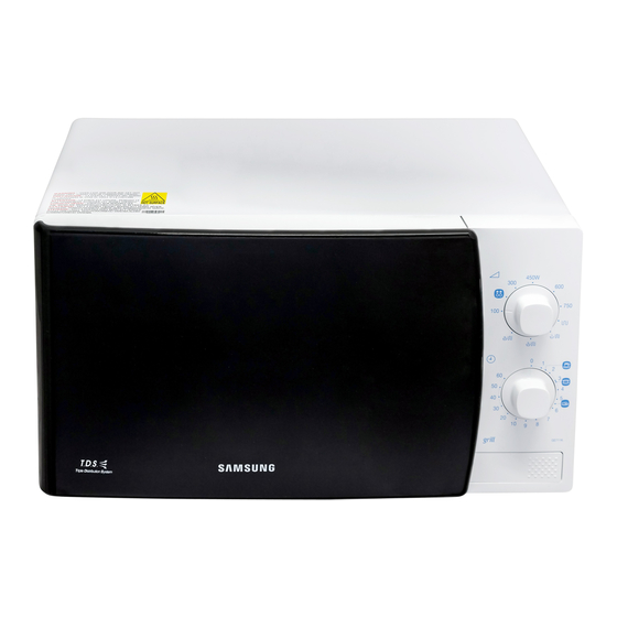 Samsung GE711K Mode D'emploi Et Guide De Cuisson