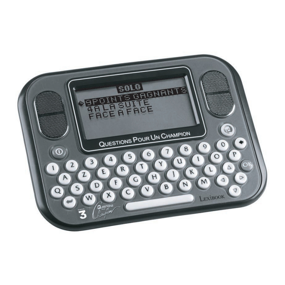 LEXIBOOK LG3000FR Manuel D'utilisation