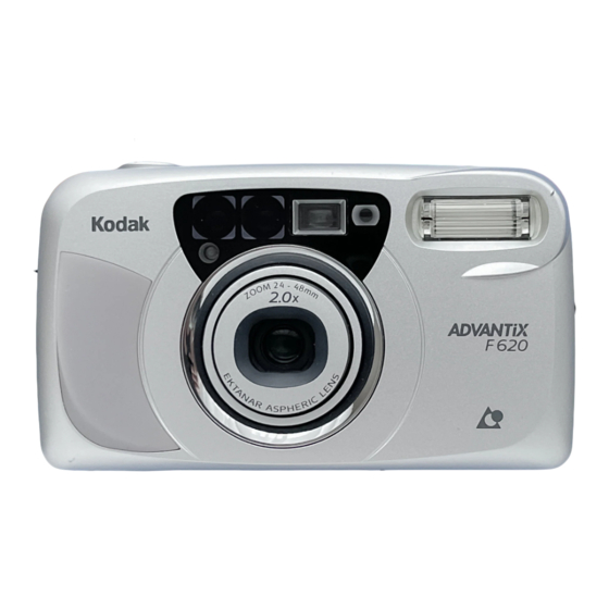 Kodak ADVANTIX F620 Zoom Mode D'emploi
