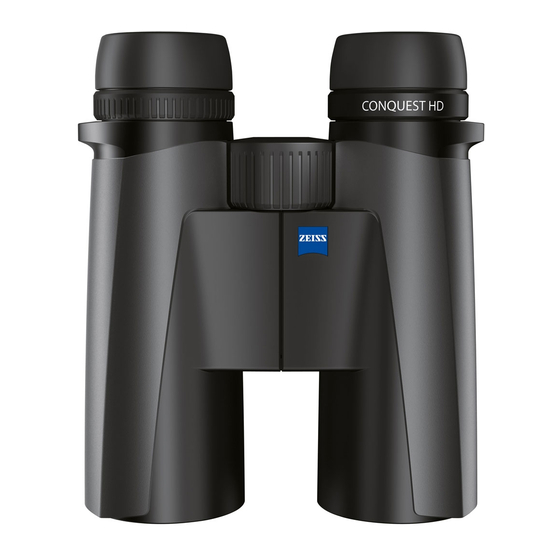 Zeiss CONQUEST HD 8 x 32 Mode D'emploi