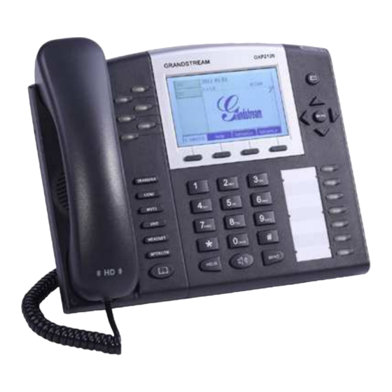 Grandstream GXP2110 Guide D'installation Rapide