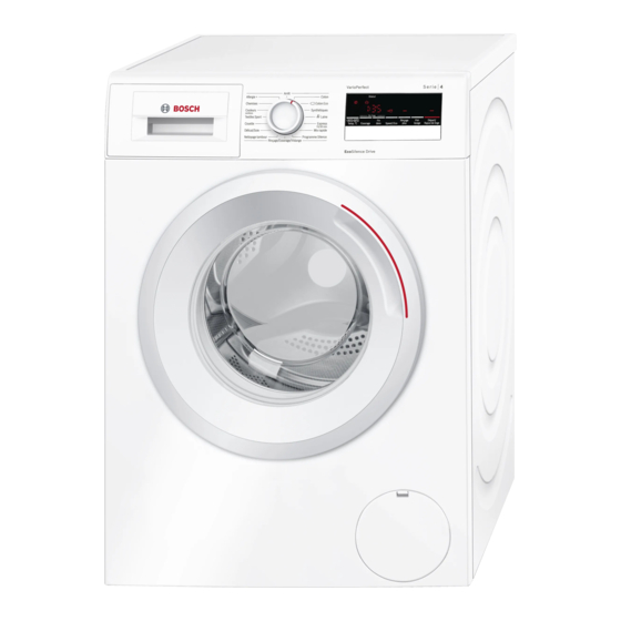 Bosch WAN24200FF Notice D'utilisation Et D'installation