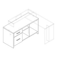 Bestar 115611-110017 Instructions D'assemblage