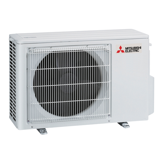 Mitsubishi Electric MXZ-2A30VA Notice D'installation