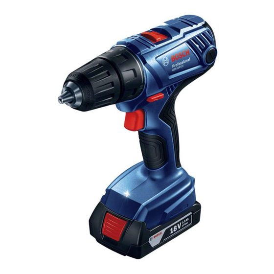 Bosch GSR 18V-21 Professional Notice Originale