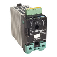 gefran GTF-Xtra Manuel De Configuration Et De Programmation