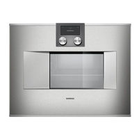 Gaggenau BS 475 Notice D'utilisation