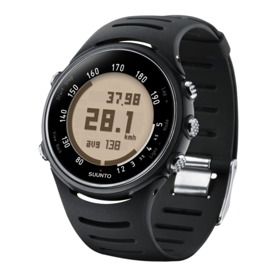 Suunto t3c Guide D'utilisation