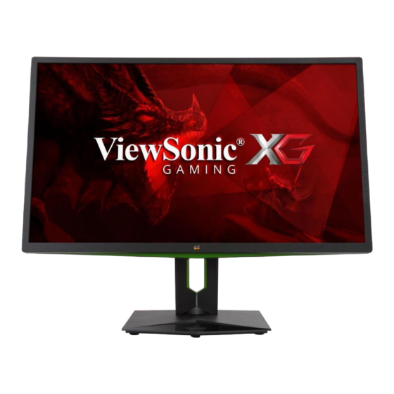 ViewSonic XG2703-GS Guide De L'utilisateur