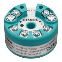 Siemens SITRANS TH200 Instructions De Service