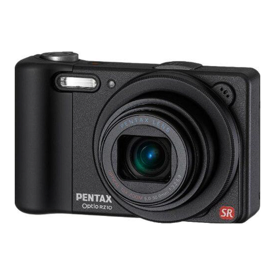 Pentax Optio RZ 10 Mode D'emploi