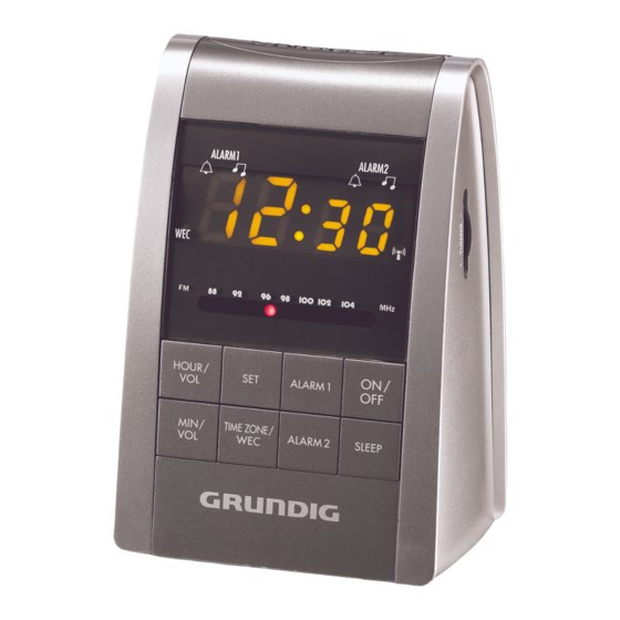 Grundig Sonoclock 760 DCF Mode D'emploi