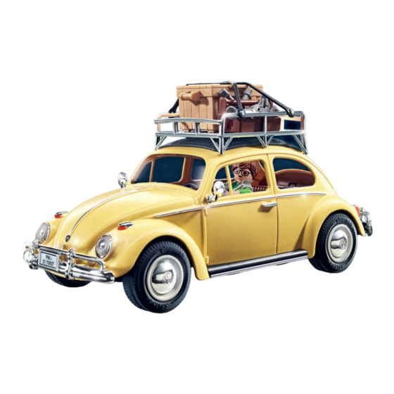 PLAYMOBIL Volkswagen Beetle Special Edition Instructions De Montage