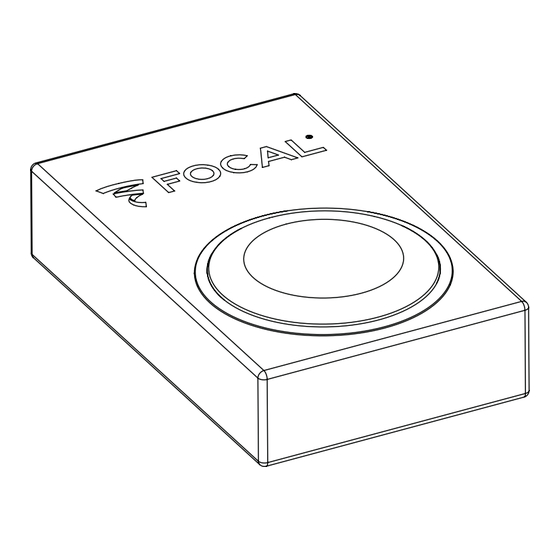 Focal PSB200 Manuel D'utilisation