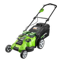 GreenWorks Tools 25367 Manuel D'utilisation