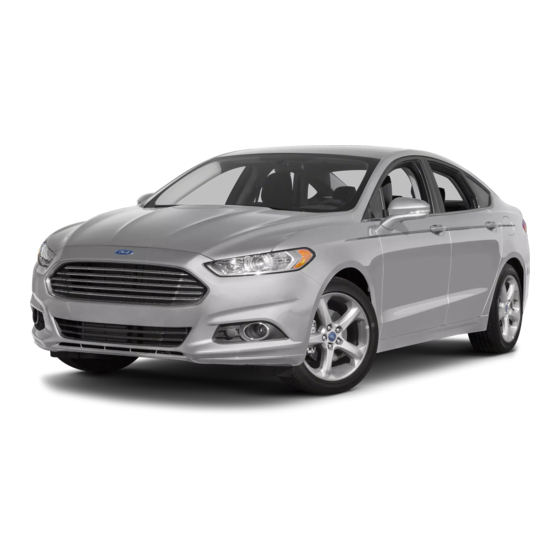 Ford FUSION 2016 Manuel Du Propriétaire