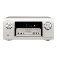 Denon AVR-X7200W Manuel De L'utilisateur