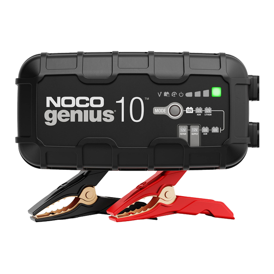 NOCO Genius 10 Mode D'emploi