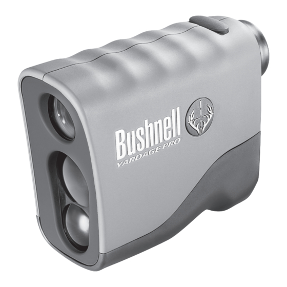 Bushnell YARDAGE PRO TROPHY Manuel D'instructions