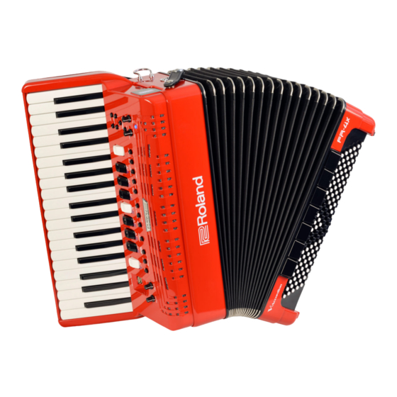 Roland V-Accordion FR-4X Manuel De Référence