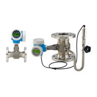 Endress+Hauser Proline Prowirl F 200 Instructions Condensées