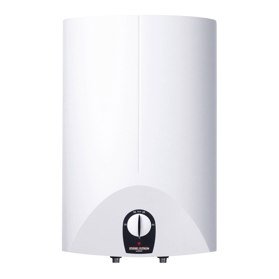 Stiebel Eltron SN 5 S Notice D'utilisation Et De Montage