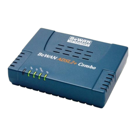 BeWAN ADSL2+ Combo Guide De L'utilisateur