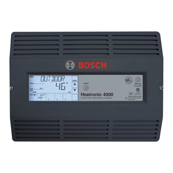 Bosch Heatronic 4000 Manuel D'application