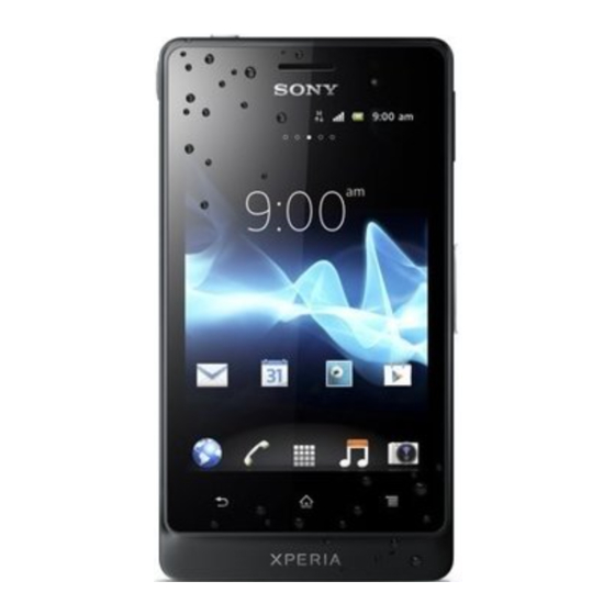 Sony Xperia go Guide De L'utilisateur