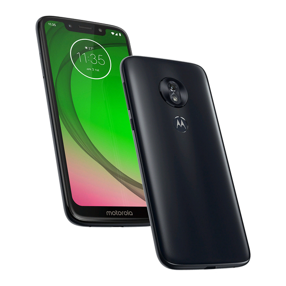 Motorola Moto G7 Guide De L'utilisateur