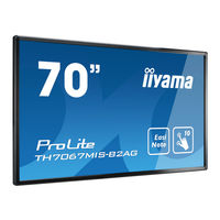 Iiyama ProLite TH7067MIS Mode D'emploi
