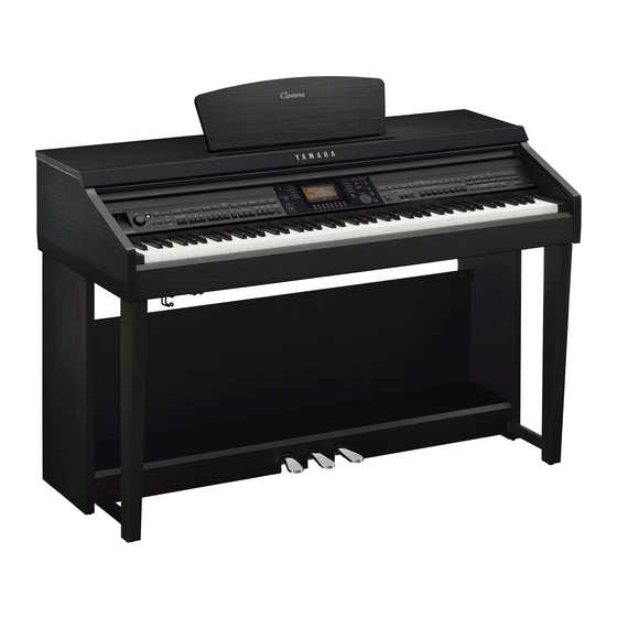 Yamaha Clavinova CVP-701 Manuel De Référence